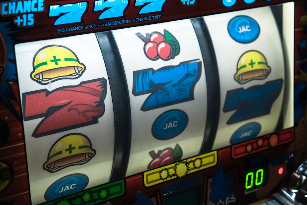 Layar mesin slot 777